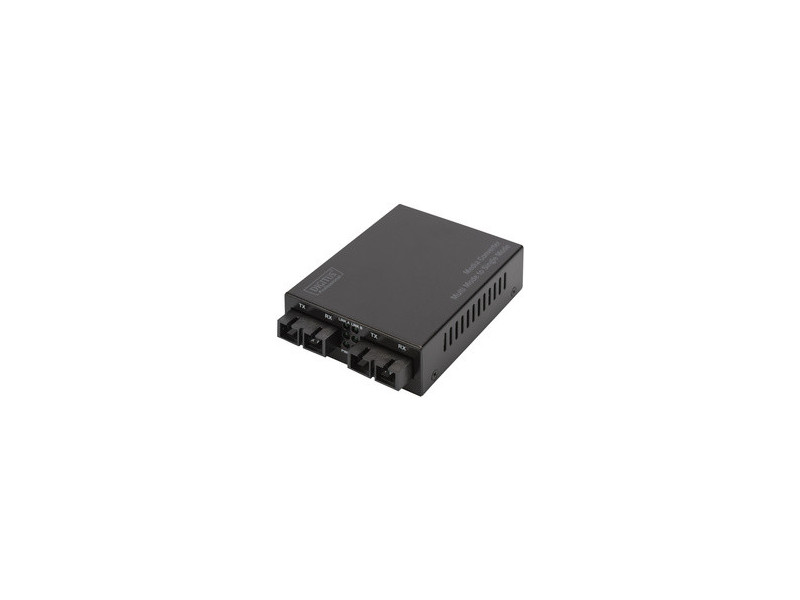 DIGITUS Convertiseur média Gigabit Multimode vers Singlemode