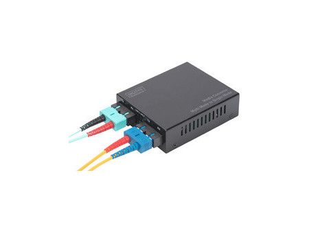 DIGITUS Convertiseur média Gigabit Multimode vers Singlemode