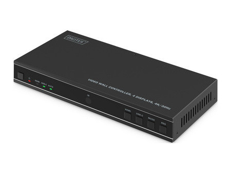 DIGITUS Contrôleur de mur vidéo 4K HDMI, noir