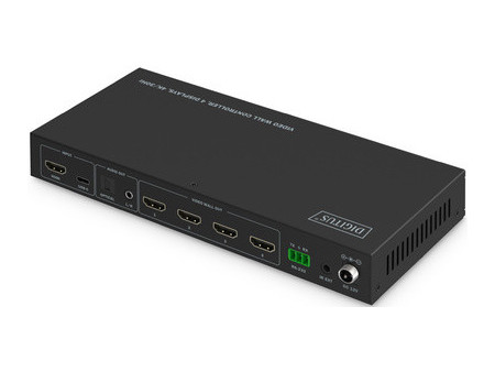 DIGITUS Contrôleur de mur vidéo 4K HDMI, noir