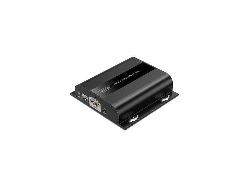 DIGITUS Récepteur IP HDMI 4K, 4K/60Hz, 120/200 m
