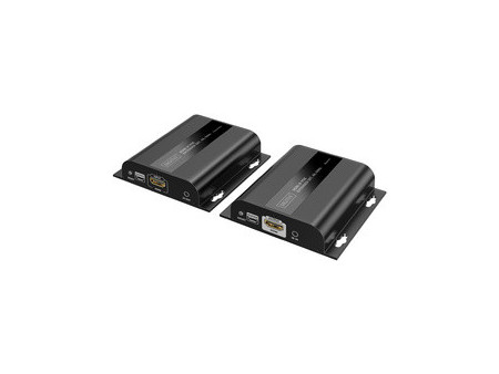 DIGITUS Kit d'extension IP HDMI 4K PoE, 120/200 m