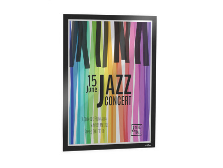 DURABLE Cadre info DURAFRAME POSTER, A2, noir