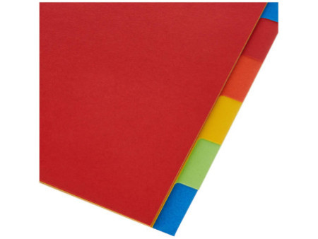 herlitz Intercalaires en carton, uni, A4, coloré, 10 touches
