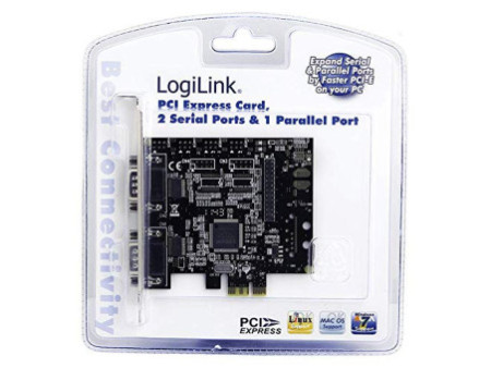 LogiLink Carte PCI-Express série/parallèle