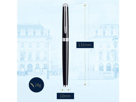 WATERMAN Stylo roller Hémisphère, vernis C.C., noir