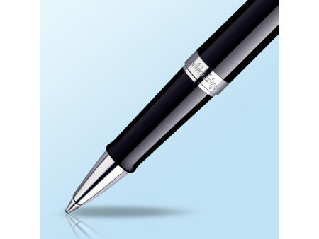 WATERMAN Stylo roller Hémisphère, vernis C.C., noir