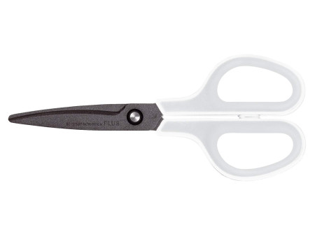 PLUS JAPAN Ciseaux universels FITCUT CURVE Fluor, gris/blanc
