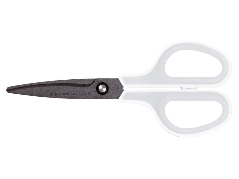 PLUS JAPAN Ciseaux universels FITCUT CURVE Fluor, gris/blanc