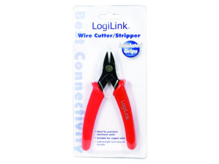 LogiLink Pince coupante, longueur: 130 mm, rouge