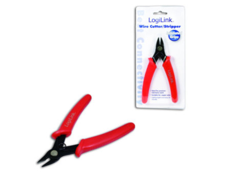 LogiLink Pince coupante, longueur: 130 mm, rouge