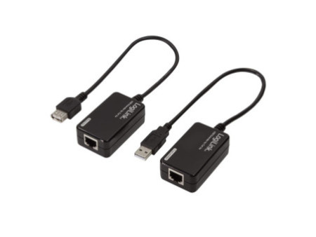 LogiLink Kit d'extension USB 2.0, noir