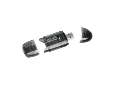LogiLink Mini lecteur de cartes USB 2.0 pour SD/MMC,