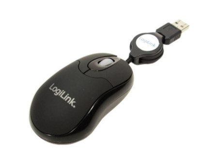 LogiLink Mini souris optique pour notebook avec un câble