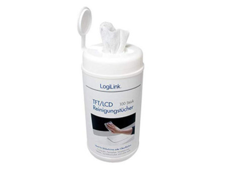 LogiLink Lingettes de nettoyage pour écrans TFT/LCD/Plasma