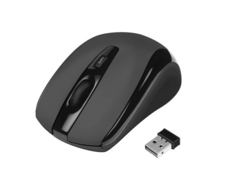 LogiLink Mini souris optique pour notebook, sans fil, noir