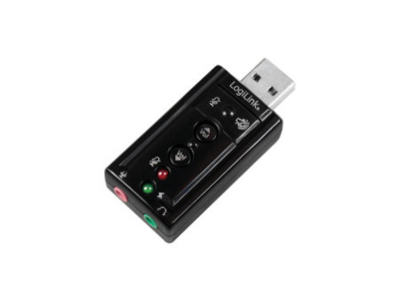LogiLink Adaptateur audio USB 2.0, soundeffect 7.1