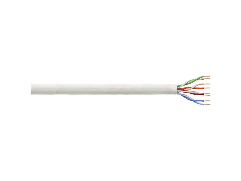 LogiLink Câble d'installation, Cat.5e, U/UTP, 305 m, gris
