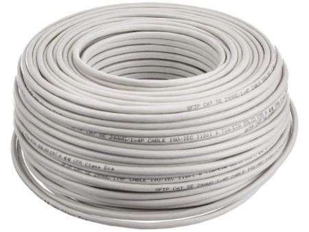 LogiLink Câble d'installation, Cat.5e, SF/UTP, 100 m, gris