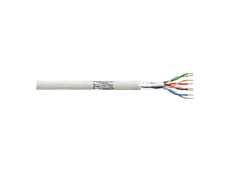 LogiLink Câble Patch, Cat.5e, S/FTP, 100 m, gris