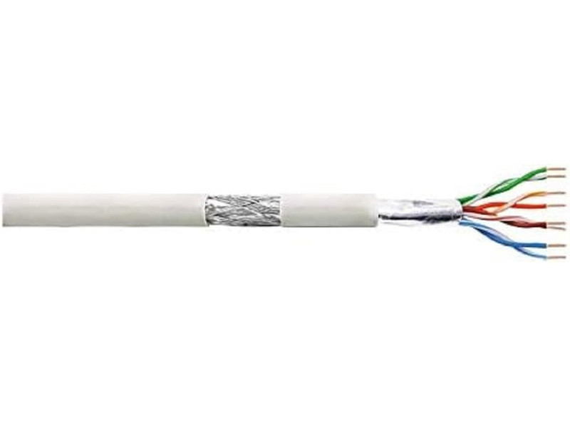 LogiLink Câble Patch, Cat.5e, SF/UTP, 305 m, gris