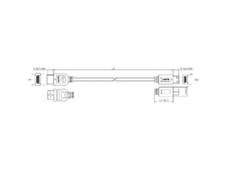 LogiLink Câble HDMI, A mâle - mini C mâle, 1,5 m