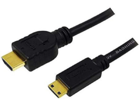 LogiLink Câble HDMI, A mâle - mini C mâle, 2 m
