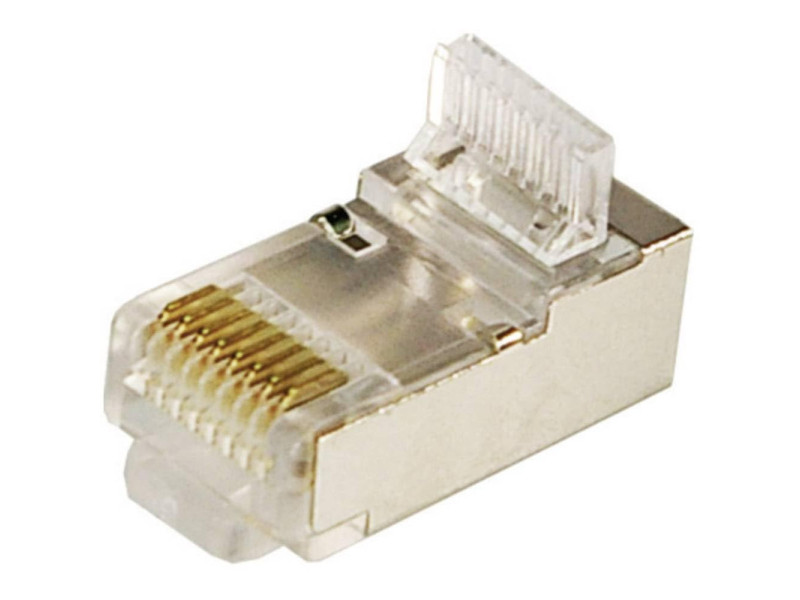 LogiLink Connecteur mâle RJ45 pour câble rond, Cat.5e,