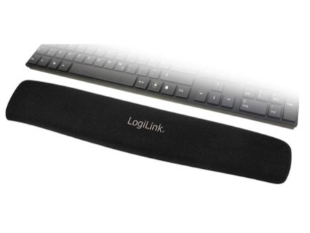 LogiLink Repose-poignets en gel pour clavier, noir