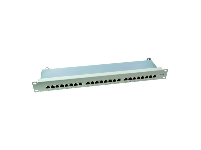 LogiLink Panneau de brassage 19' Cat. 6, blindé, 1 U,