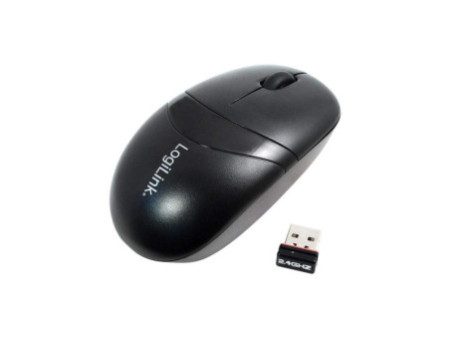 LogiLink Mini souris optique sans fil, dongle USB, noir