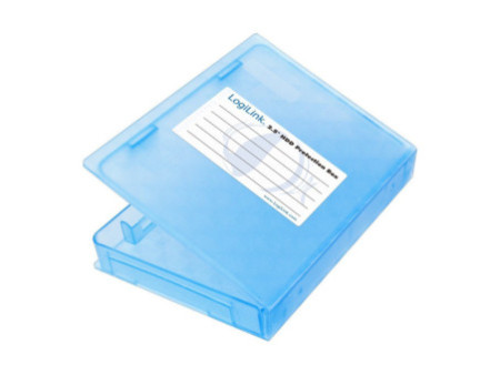 LogiLink Boîtier de protection pour disques durs 2,5', bleu
