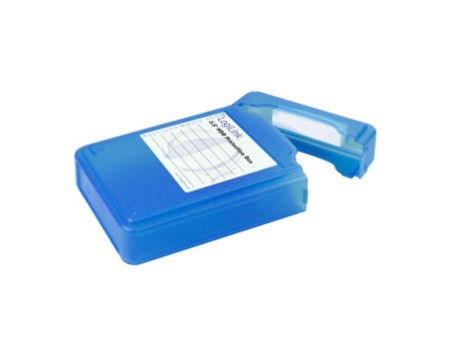 LogiLink Boîtier de protection pour disques durs 3,5', bleu