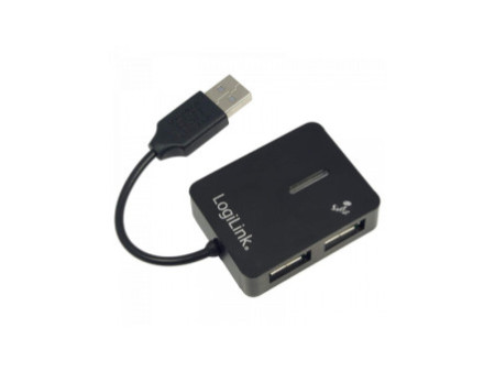 LogiLink Hub USB 2.0 Smile, 4 ports, noir