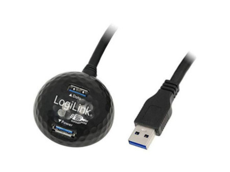 LogiLink Station d'accueil USB 3.0, 2 ports, avec fonction