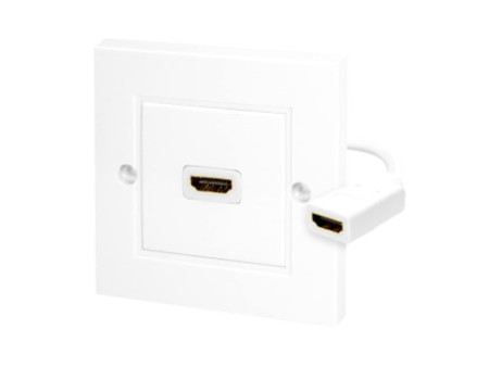 LogiLink Boîte de raccordement, 1 x HDMI, blindé, blanc
