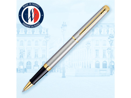 WATERMAN Stylo roller Hémisphère, Acier G.T.