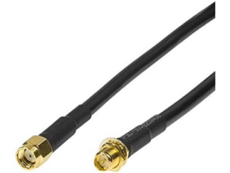 LogiLink Rallonge pour antenne intérieure WiFi, 5 m, noir