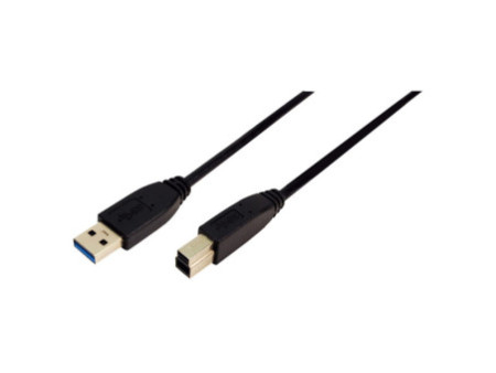 LogiLink Câble USB 3.0, USB-A - USB-B mâle, 3 m, noir