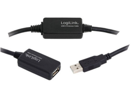LogiLink Rallonge USB 2.0, 25 m