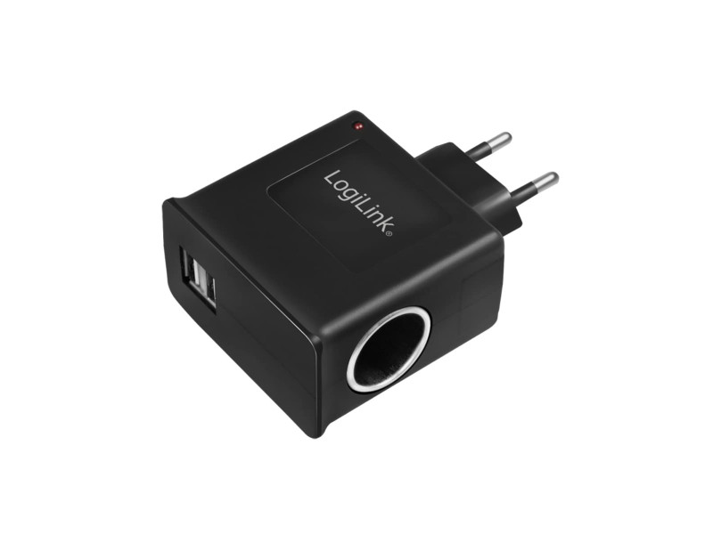 LogiLink Chargeur AC/DC, avec allume-cigare femelle