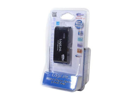 LogiLink Hub USB 3.0 avec bloc d'alimentation, 4 ports