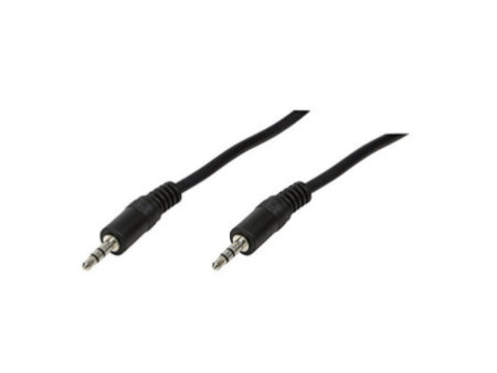 LogiLink Câble audio, 2 x jack mâle 3,5 mm, 0,2 m