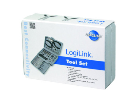 LogiLink Boîte à outils, équipé, 24 pièces