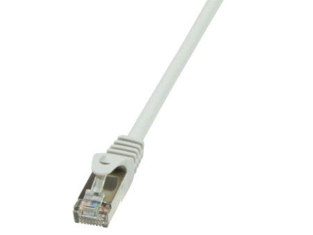 LogiLink câble Patch, Cat. 5e, SF/UTP, 0,5 m, gris, gaine en