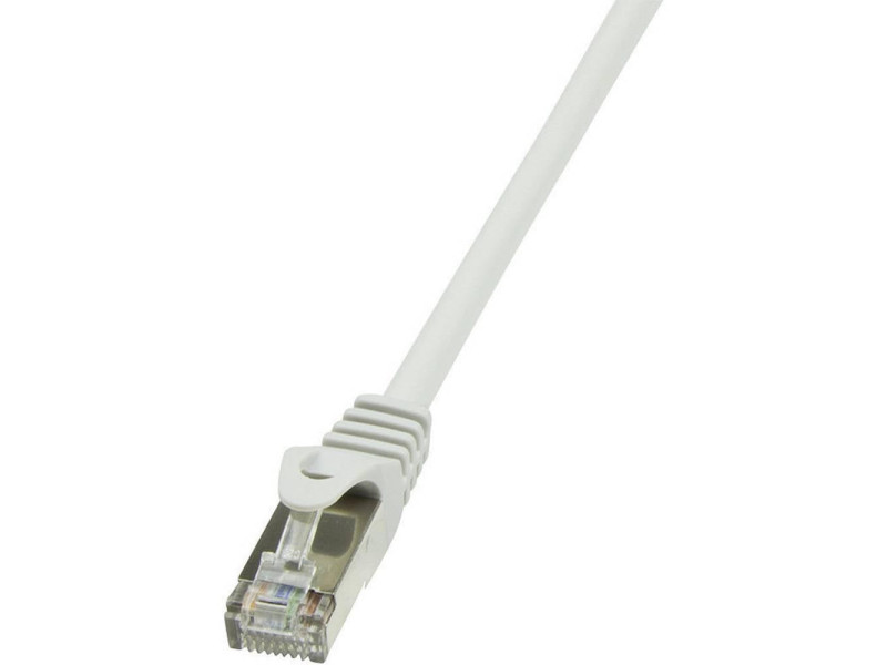 LogiLink Câble Patch, Cat. 5e, SF/UTP, 1 m, gris, gaine en