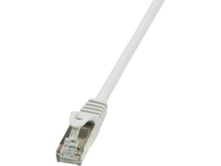 LogiLink Câble Patch, Cat. 5e, SF/UTP, 3,0m, gris, gaine en