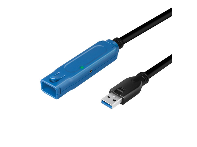 LogiLink Câble de rallonge actif USB 3.2, 10 m