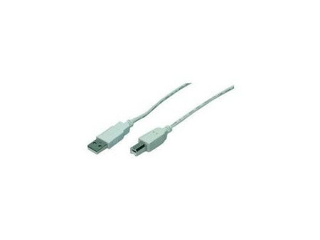 LogiLink Câble USB 2.0, USB-A - USB-B, 3,0 m