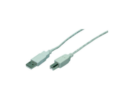 LogiLink Câble USB 2.0, USB-A - USB-B, 5,0 m